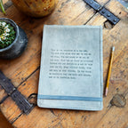 This Is The Beginning Signature Leather Journal - Stone