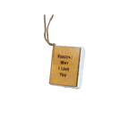 Little Book Ornament with Cotton Hanger - Reasons Why I Love You
