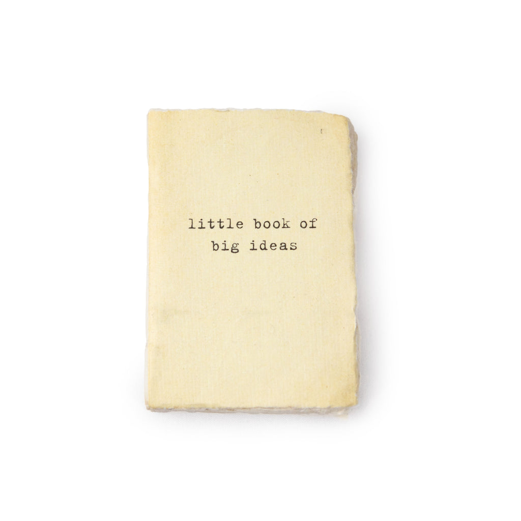 ***Little Book Of Big Ideas Mini Deckled Edge Notebook