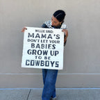 Willie Said Hand Painted Wall Hanging