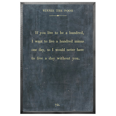 Winnie the Pooh Art Print - Book Collection
