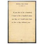 Winnie the Pooh Art Print - Book Collection