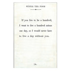 Winnie the Pooh Art Print - Book Collection
