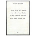 Winnie the Pooh Art Print - Book Collection
