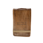 Secret Plans Mini Signature Leather Journal - Maple