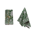 Floral Pattern Cotton Napkins