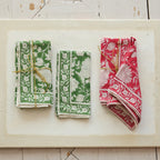 Floral Pattern Cotton Napkins