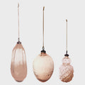 Hand-Blown Glass Ornament - Blush