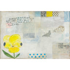Yellow Pansy Horizontal Art Print