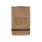 Mini Signature Leather Journals - Stone