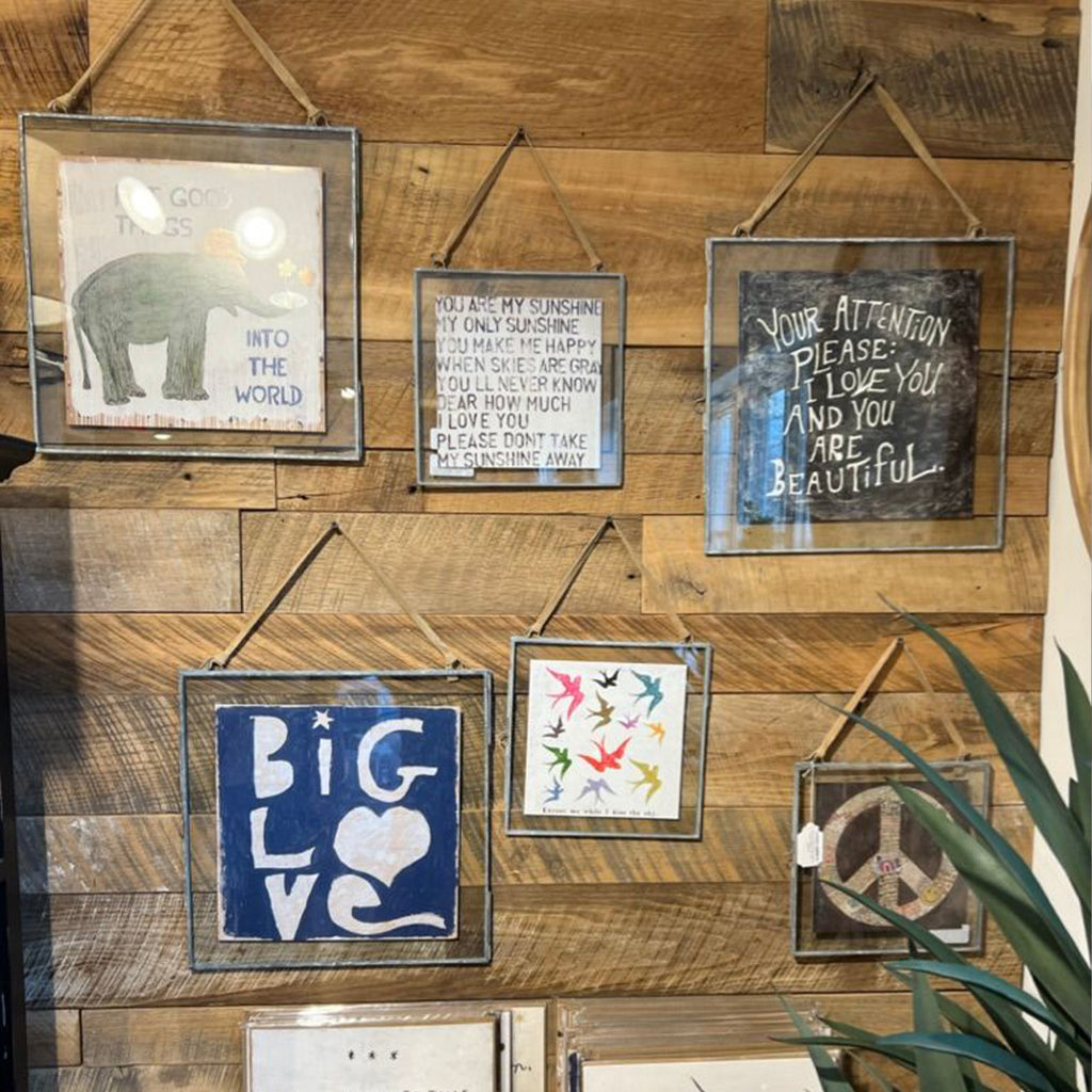 Square Zinc Hanging Frame - 7" x 7"