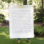 Letter for Sophie (Beautiful Darling) Wall Tarp