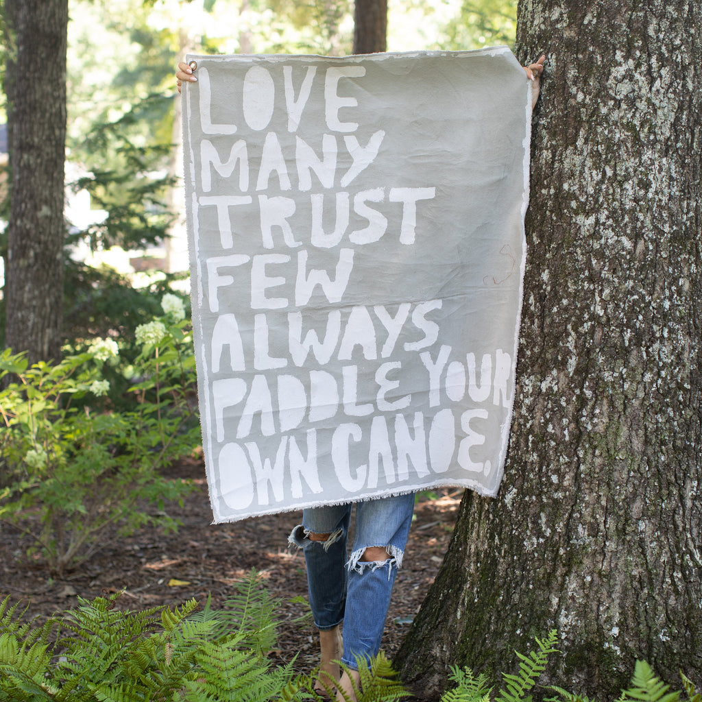 Paddle Your Own Canoe Wall Tarp