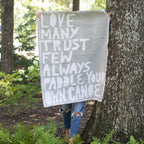 Paddle Your Own Canoe Wall Tarp