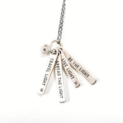***Travel Light SIlver Necklace - 22