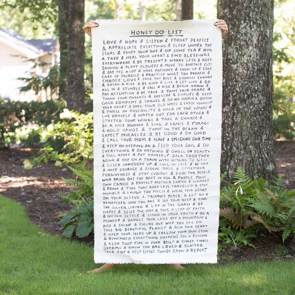 Honey Do List Wall Tarp