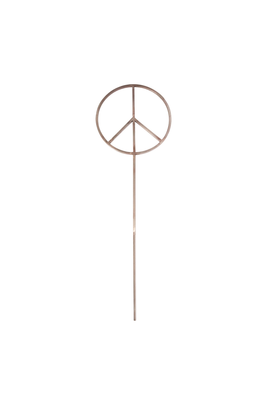 Metal Peace Sign Garden Stake