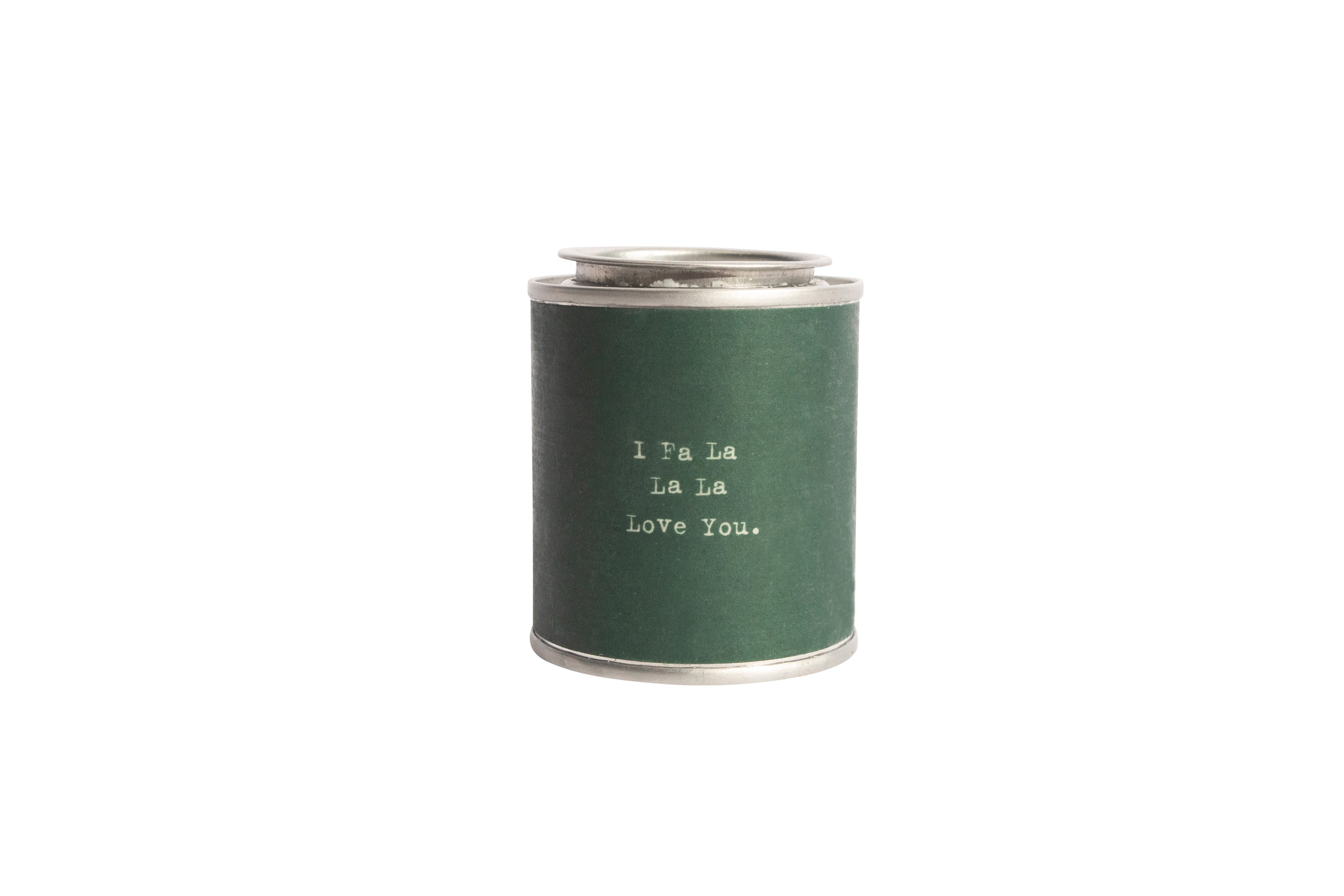 ***I fa la la la love you Holiday Candle