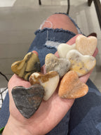 Heart Shaped River Stone - Assorted Singles