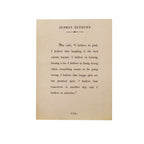 Audrey Hepburn Book Collection Art Poster - Cream