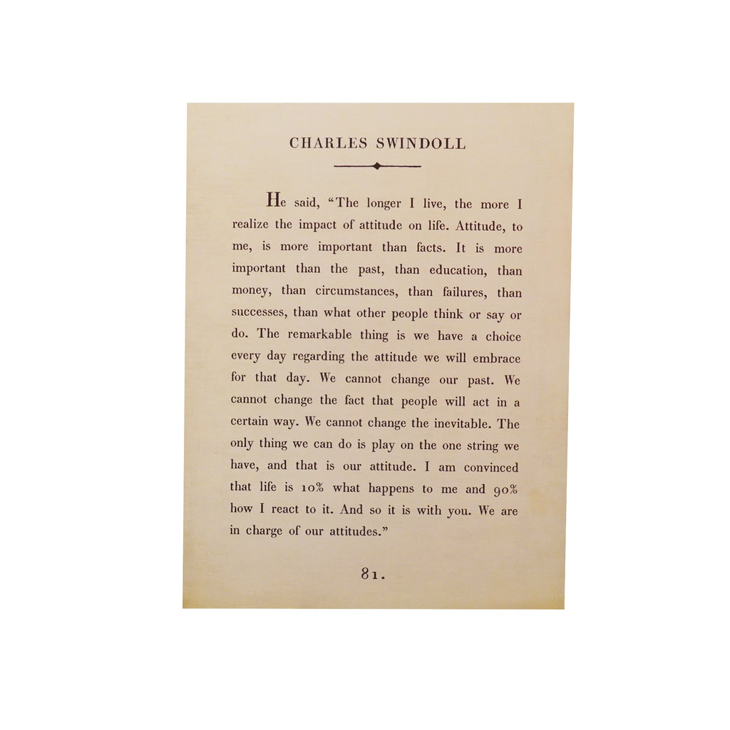 Charles Swindoll Book Collection Art Poster